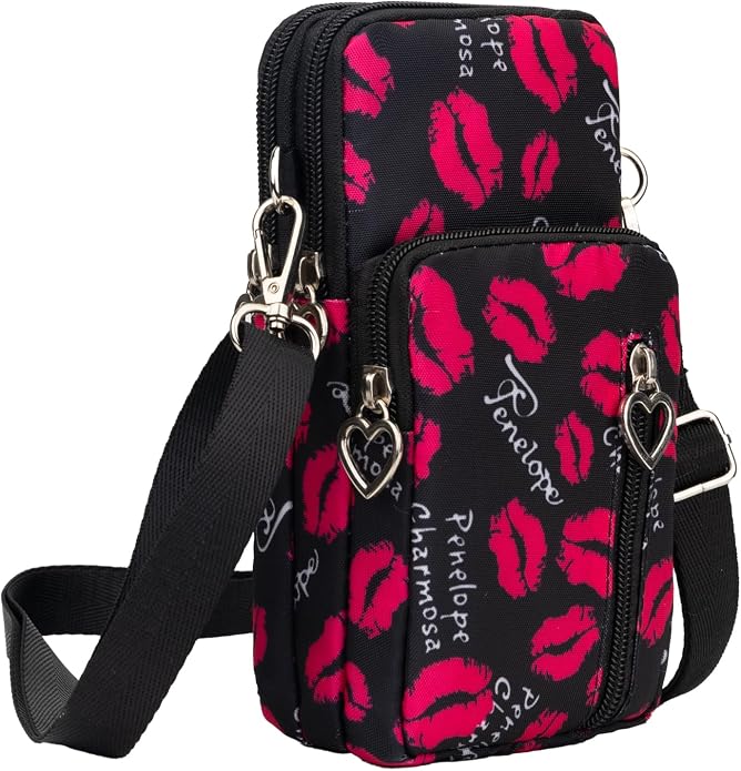 Small Crossbody Bag for Women - Mini Phone Purses with Crossbody Strap and Wallet - Nylon Arm Bag