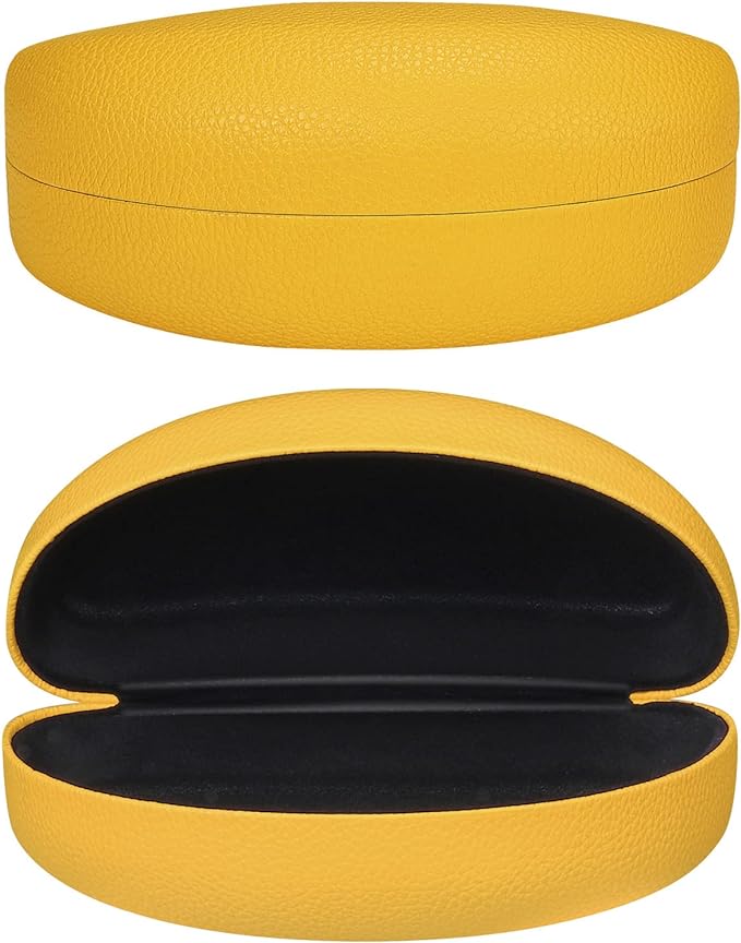 molshine Hard Shell Sunglasses Case,Classic Large Glasses Case for Sunglass,Eyeglasses with Cleaning Cloth,Pouch