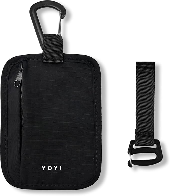 YOYI YOYI RFID Blocking Hidden Stash Clip, Travel Wallet Water-Repellent | Water-repellent fabric, RFID blocking liner, multiple carry options — hidden stash clip secures cards and cash on the go