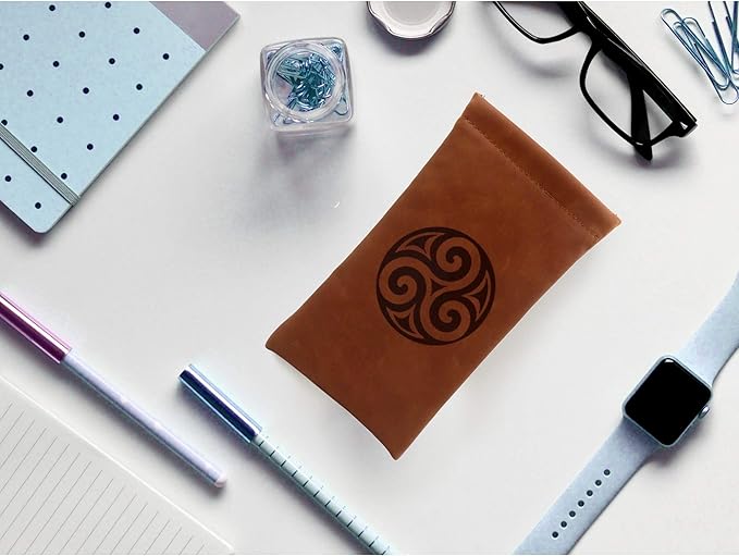 Soft Sunglasses case | Large Glasses Case Holder - Eyeglass Pouch Squeeze Top | Glasses pouch Lightweight Extra Layers
