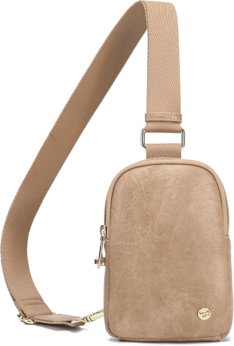 Anti Theft Crossbody Bag for Women, Small RFID Blocking Sling Purse with Zipper Lock for Travel, Vegan Leather