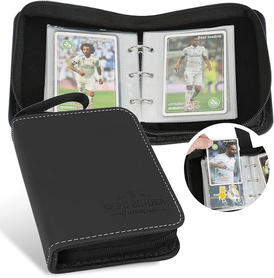 Trading Card Binder, Card Collection Binder Album Folder with 80 Side Loading Pockets, 1 Pocket Trading Card Album Folder for TGC,MTG, Baseball Cards, Yugioh