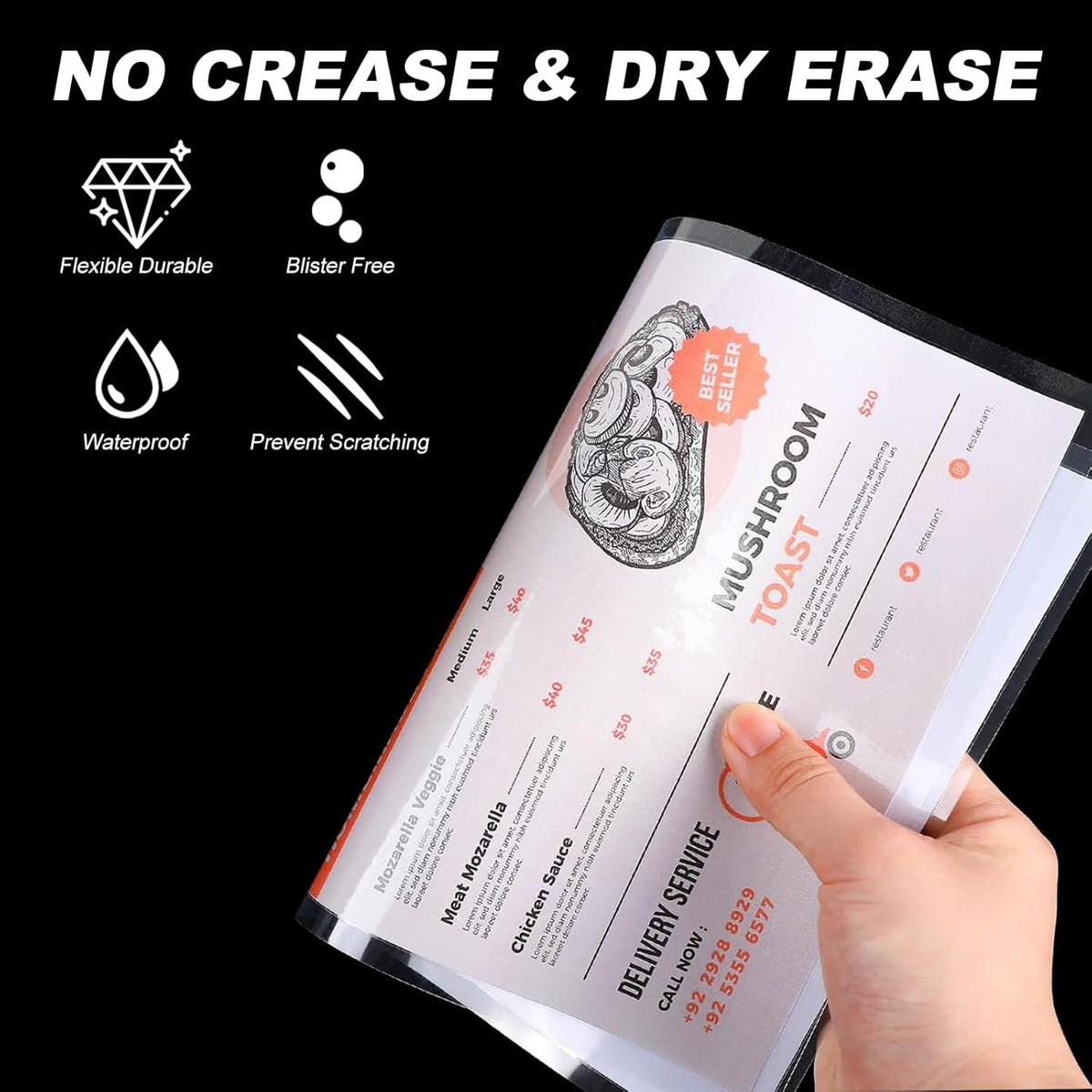 5 Mil Thermal Laminating Sheets 30 Packs, 9” x 11.5” Clear Laminating Pouches Holds 8.5 x 11 Inch Sheet Lamination Plastic Paper for Laminator, School Office Supplies Laminate