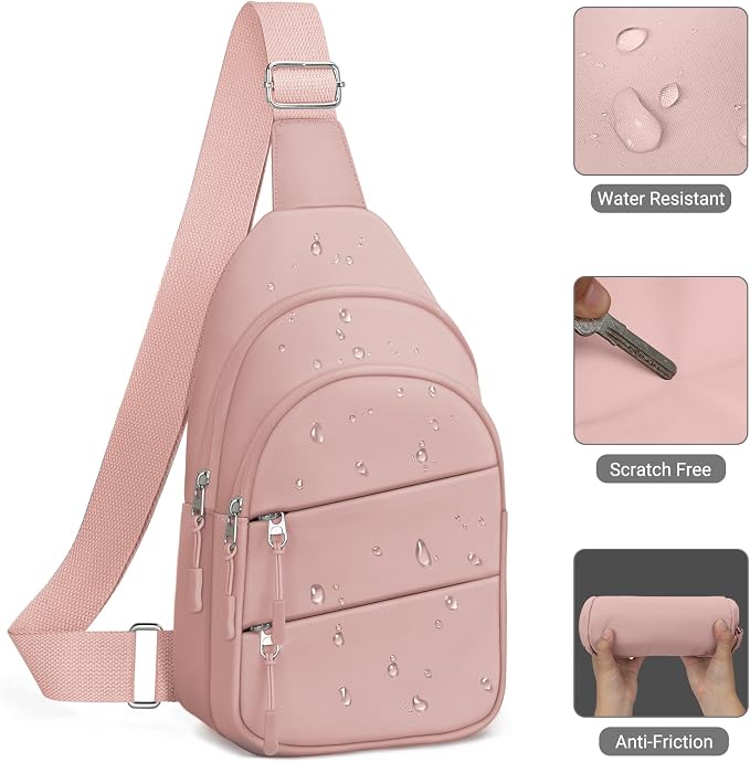 Tuwubi Crossbody Bags for Women, Sling Bag for Men | Small Hiking Backpack Shoulder Bag Lightweight for Outdoors Travel