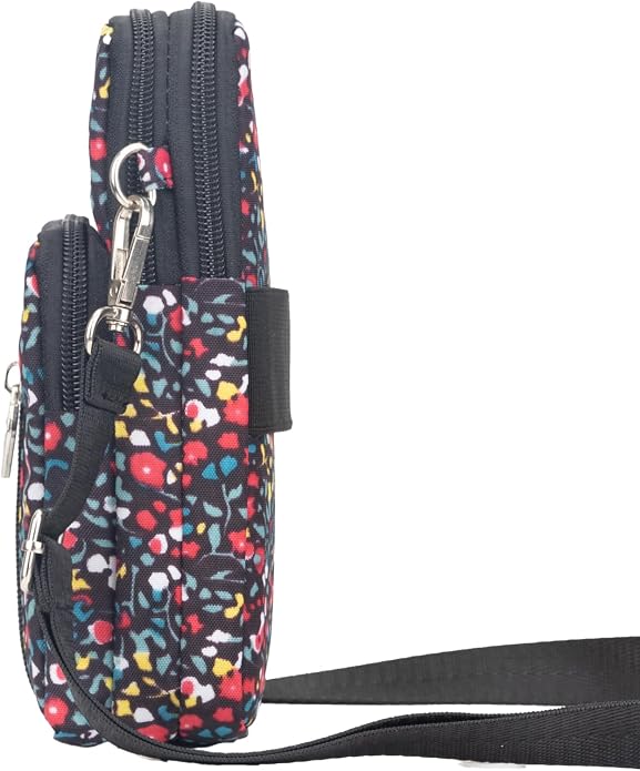 Small Crossbody Bag for Women - Mini Phone Purses with Crossbody Strap and Wallet - Nylon Arm Bag