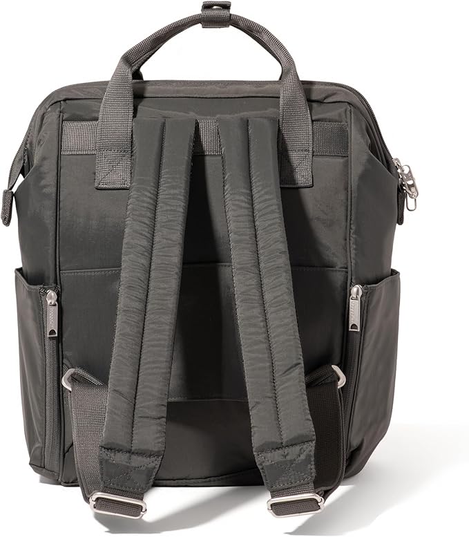 Baggallini Securtex Anti-Theft Windsor Backpack for Travel, Work & College, RFID & Locking Zipper, Up to 16" Laptop