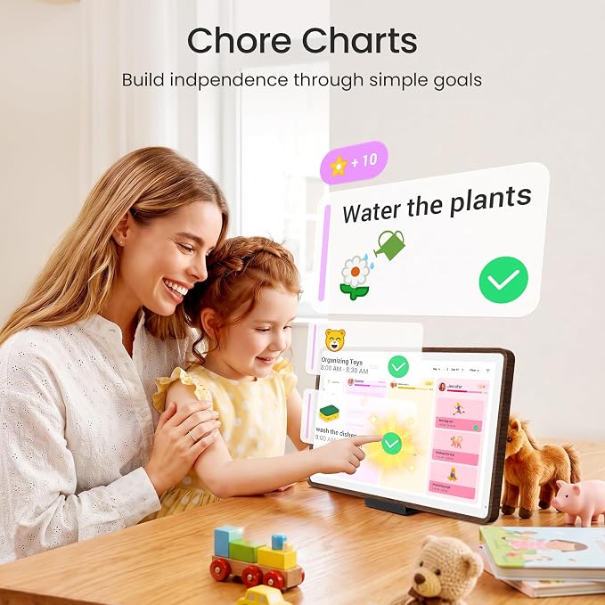 Dragon Touch 15.6 inch Digital Calendar Chore Chart – Digital Picture Frame, Smart Family Planner, Hearth Display Desk Digital Calendar Best Gift for Women, Mom,Christmas, Wedding