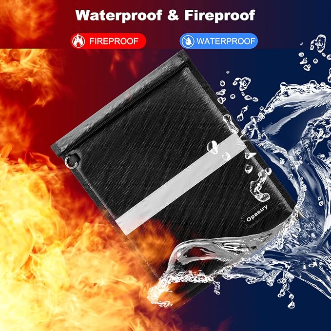 4 Pack Faraday Bags EMP Proof, Faraday Bag for Laptops & Tablets & Phones & Key Fob, Anti-Tracking Fireproof & Waterproof