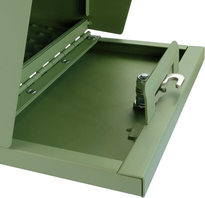 Mail Boss 7585 Mail Manager Curbside Locking Security Mailbox, Sage Green
