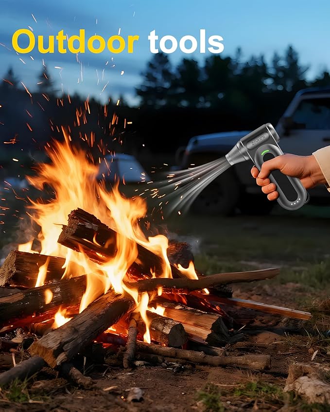 Electric Compressed Air Duster, 170000RPM High-Speed Cordless Air Blower with Rechargeable Battery for Keyboard, PC & Electronics Car Cleaning, Reusable Canned Air Alternative