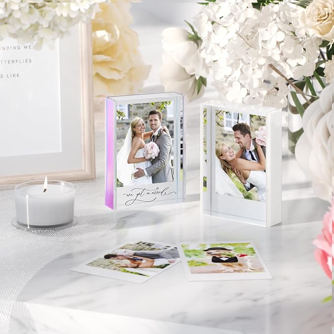 WINKINE 2x3 Mini Picture Frame for Fujifilm Instax Mini 12/41/99 Films | Small Photo Frame Compatible with Instax Mini Film and Polaroid 2x3 Photos, Freestanding Polaroid Frame for desk and shelf