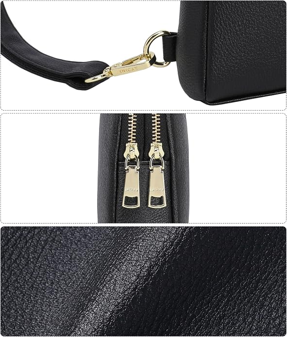 Lightweight Small Crossbody Sling Bag for Women | Mini Travel Purse,Multi-pocket with Card Slots,Durable Vegan Leather,Everyday Carry