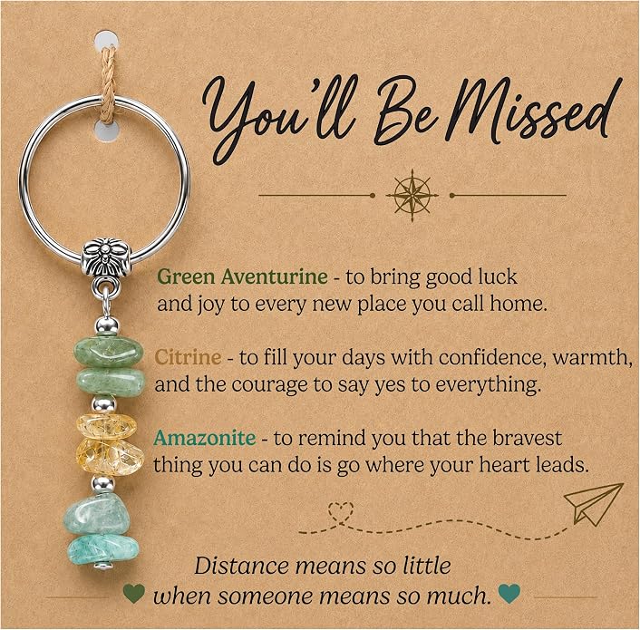 Sensemory Retirement Gift For Woman Keychain, Coworker Leaving Gifts For Teacher, Nurse, Daughter Graduation, College Gift, Farewell, Promotion, New Job Key Chains, Friend Going Away Stocking Stuffers