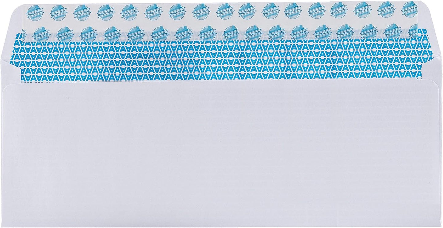 Aimoh 500#9 Custom Printed Self-Seal Security Envelopes - Personalized with Logo and/or Return Address - Self-Seal, 3-7/8 x 8-7/8 Inches, 500 Count (7-30138-500)