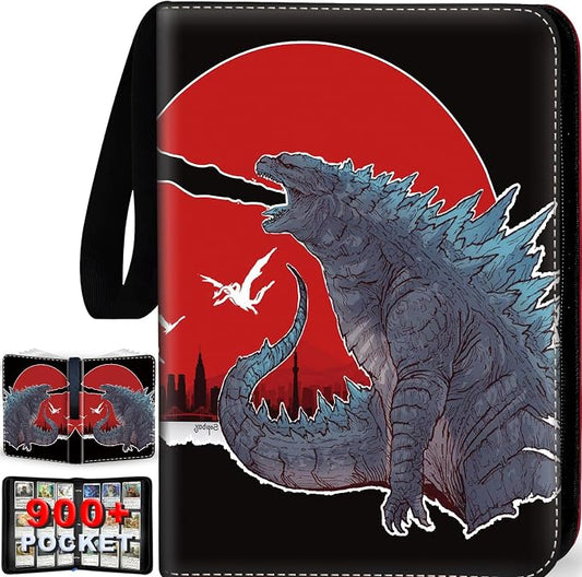 1008 Card Binder 9 Pocket, 3-Ring Trading Card Binder with 56 Page Removable Sleeves, High Storage Waterproof Trading Card Holder Collection Card Album Organizer Case for TCG Cards - Bird