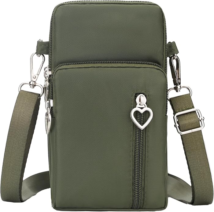 Small Crossbody Bag for Women - Mini Phone Purses with Crossbody Strap and Wallet - Nylon Arm Bag