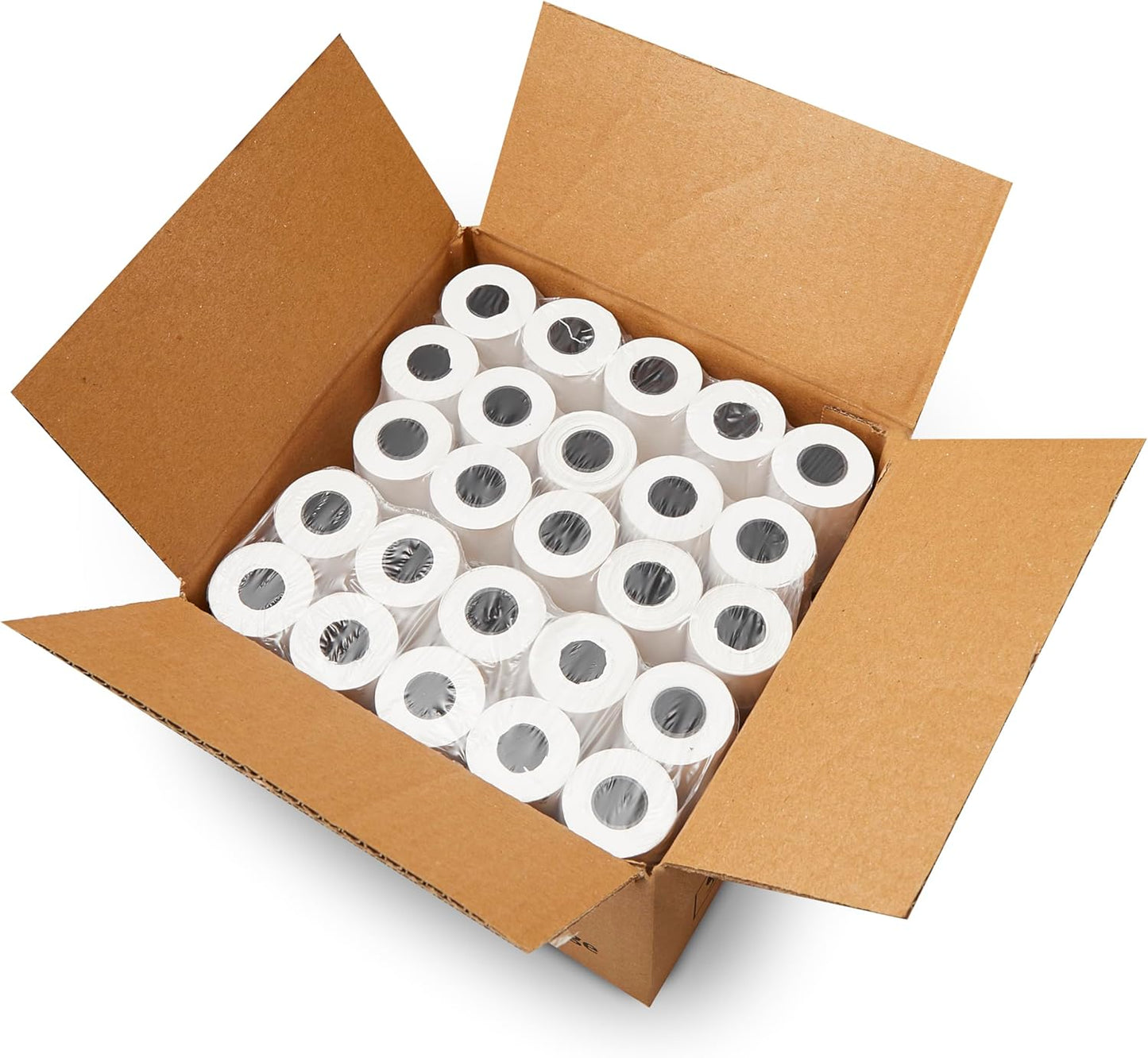 (50 Rolls) 2 1/4 x 55 Thermal Paper Rolls (57mm x 30mm) For New Square Terminal Credit Card Machine 50 GSM Paper Thickness For VeriFone VX520 Ingenico ICT220 ICT250 First Data FD400 BPA FREE