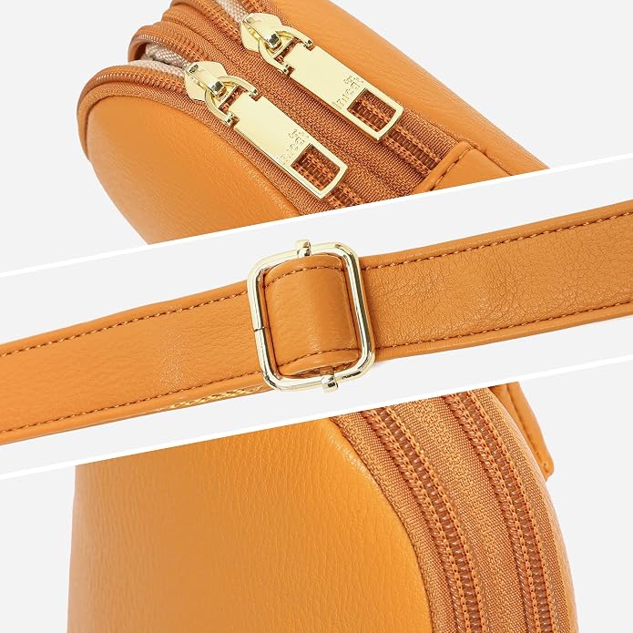 Lightweight Small Crossbody Sling Bag for Women | Mini Travel Purse,Multi-pocket with Card Slots,Durable Vegan Leather,Everyday Carry