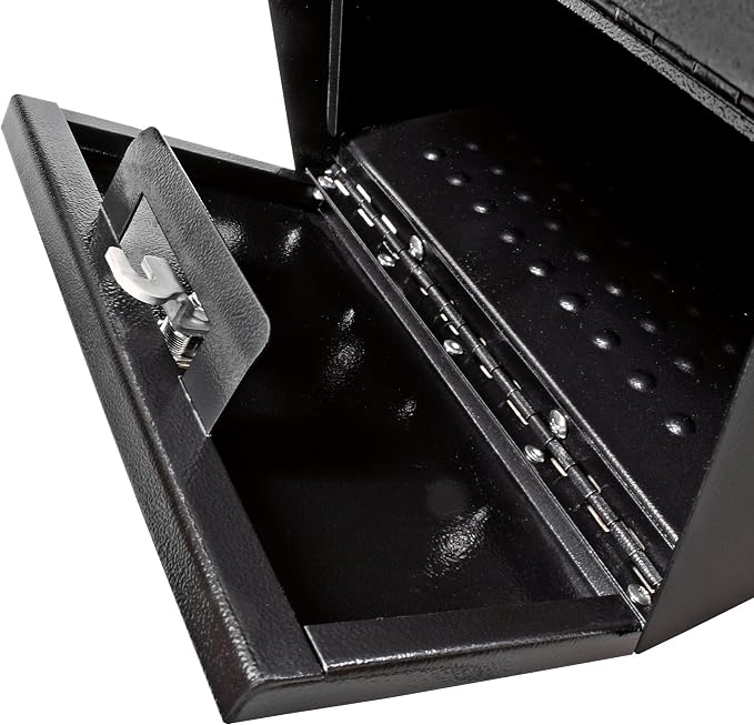 Mail Boss 7206 Package Master Curbside Locking Security Mailbox | Black,Medium
