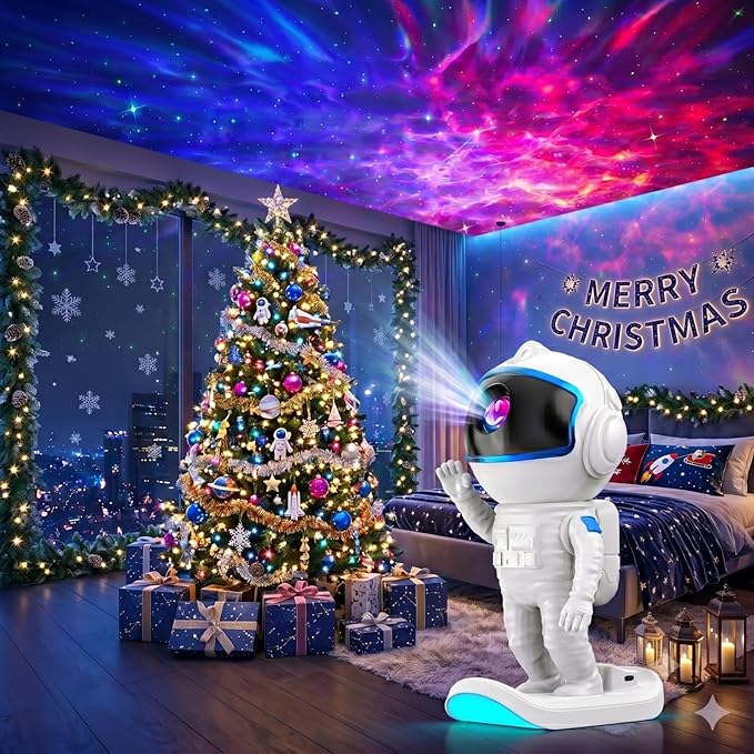 Galaxy Projector, Star Projector Night Light with Timer and Remote for Bedroom, Adjustable Head Angle Nebula Ceiling Lamp, Gifts for Adults, Teens, Christmas, Birthday, Room Decor