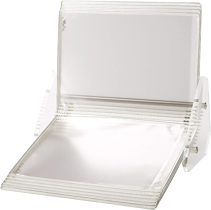 Tarifold Acrylic Desktop Reference Display System, 20 Pockets, Clear