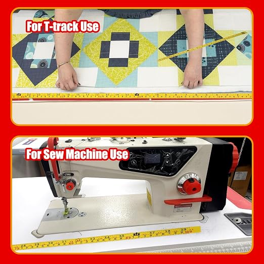 2 Pcs Self-Adhesive Measuring Tape, 78 Inch/200cm Carbon Steel Ruler Tapes, Imperial and Metric Scale, Left to Right & Right to Left Sticky Tape for Workbench Woodworking Table Saw Drafting Table