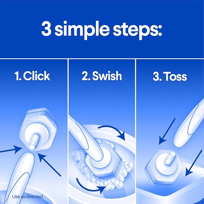 Clorox 03191CT Toilet Wand Disposable Toilet Cleaning Kit: Handle, Caddy & Refills, White (Case of 6)
