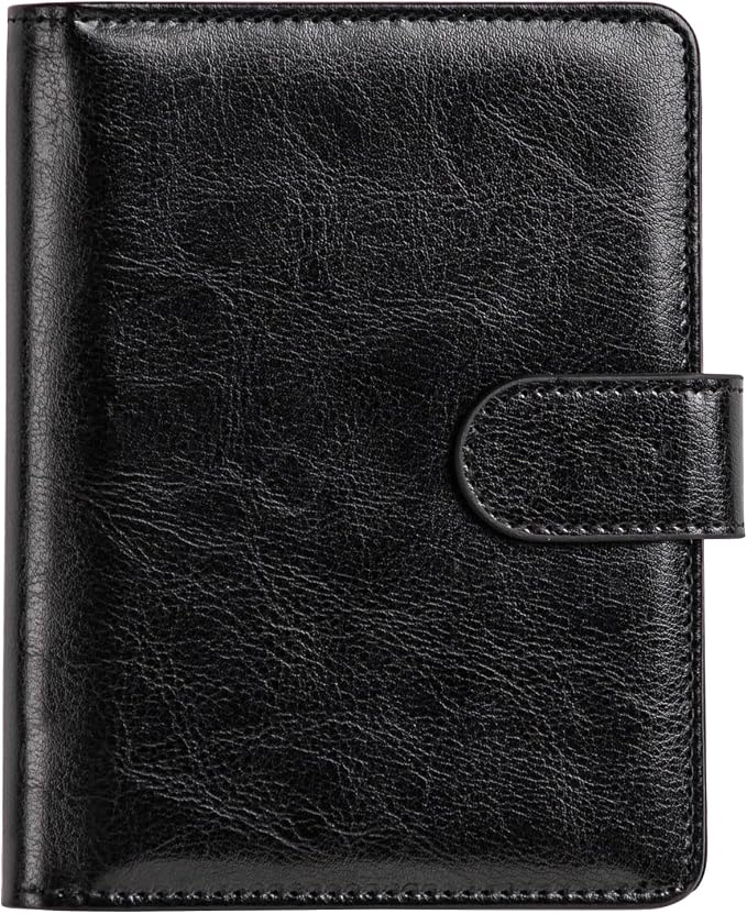 passport holder, passport cover, vaccine card holder, waterproof leather travel wallet with rfid blocking for men/women