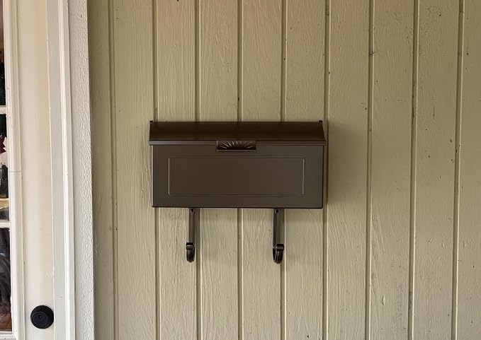 Special Lite Horizon Horizontal Wall Mount Mailbox - Bronze Aluminum Mailbox for Wall Mount - SHH-1006-HBZ