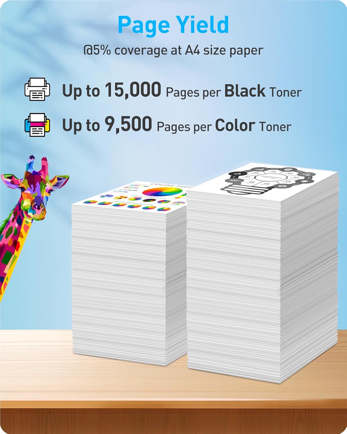 MasaiMara MP C2503 MP C2003 Compatible Toner Cartridges for Ricoh MP C2003, MP C2503, MP C2004, MP C2004ex, MP C2504, MP C2504ex MPC2003, MPC2503, MPC2004, MPC2004ex, MPC2504, MPC2504ex Printer