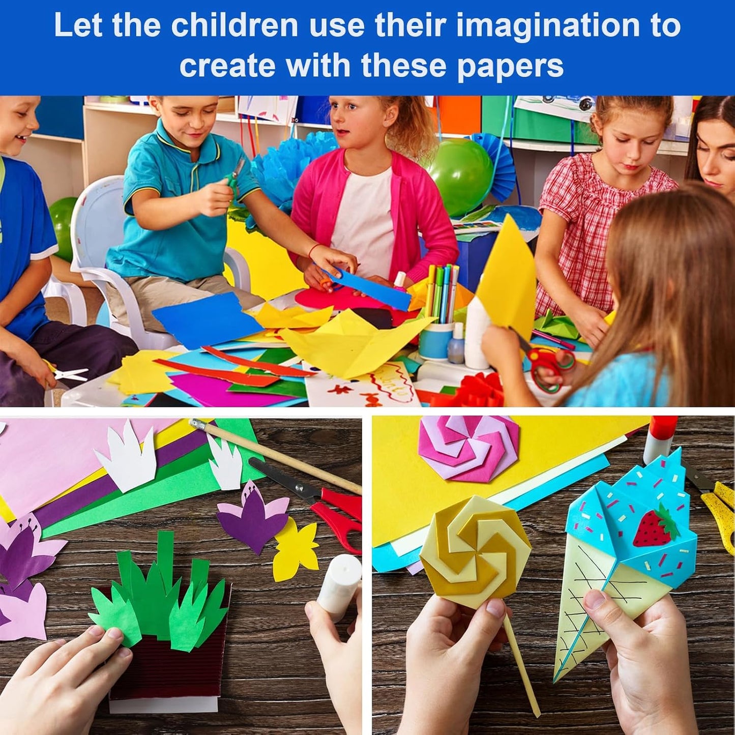 50 Pcs Poster Board Colorful Paper 14x18, ROOKEA Vision Boards Bulk Blank Graphic Display Posterboard Card Paper for Kids School Classroom Arts Craft Projects Drawing Scrapbooking