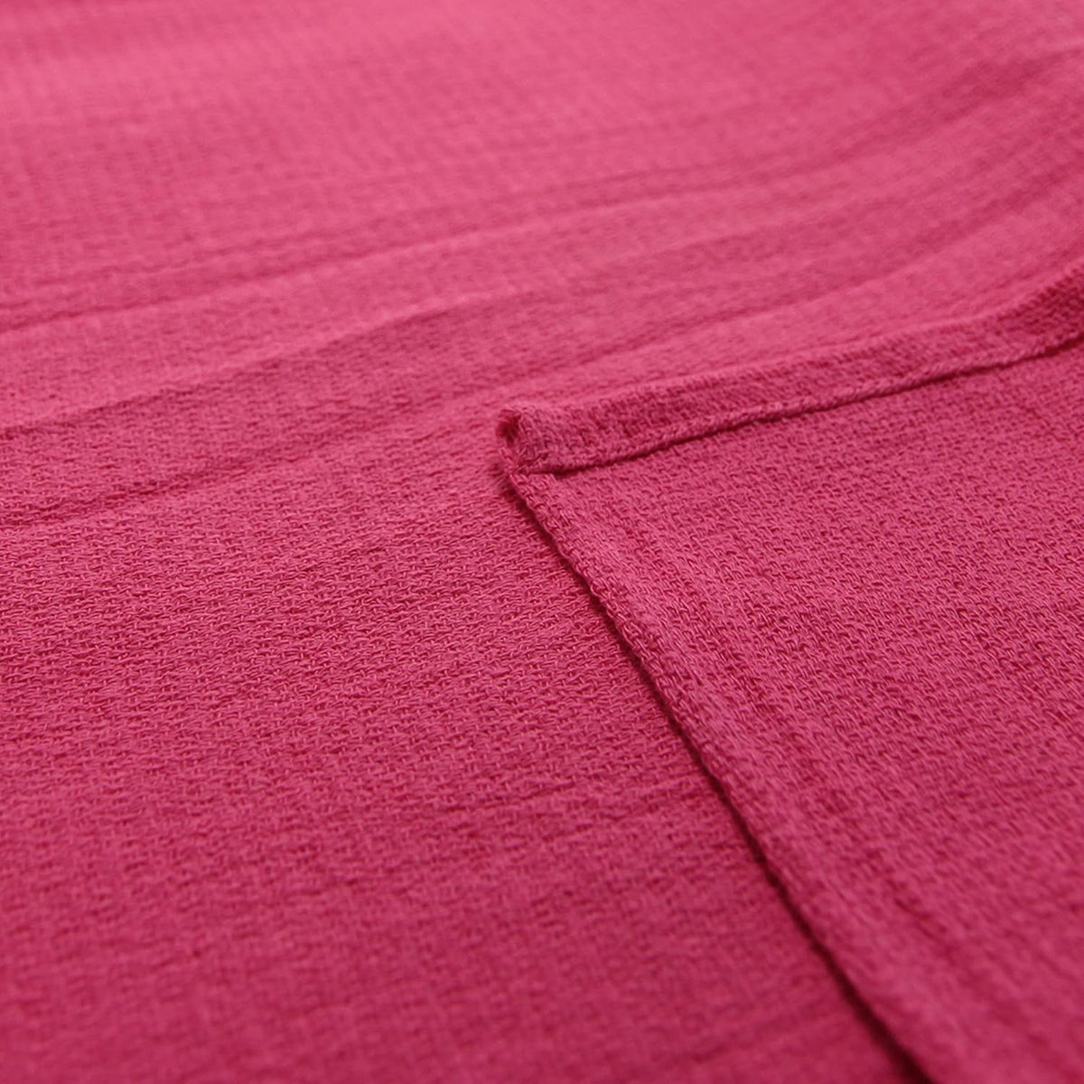 Arkwright Surgical Huck Towels - (Pack of 12) Lint Free & Highly Absorbent Pre-Treated Cotton Cleaning Cloths, Perfect for Medical, Auto Detailing, Window Glass, and Shop, 16 x 26 in, Pink