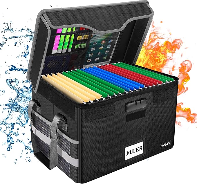 DocSafe Hard Case Fireproof Document Box Set