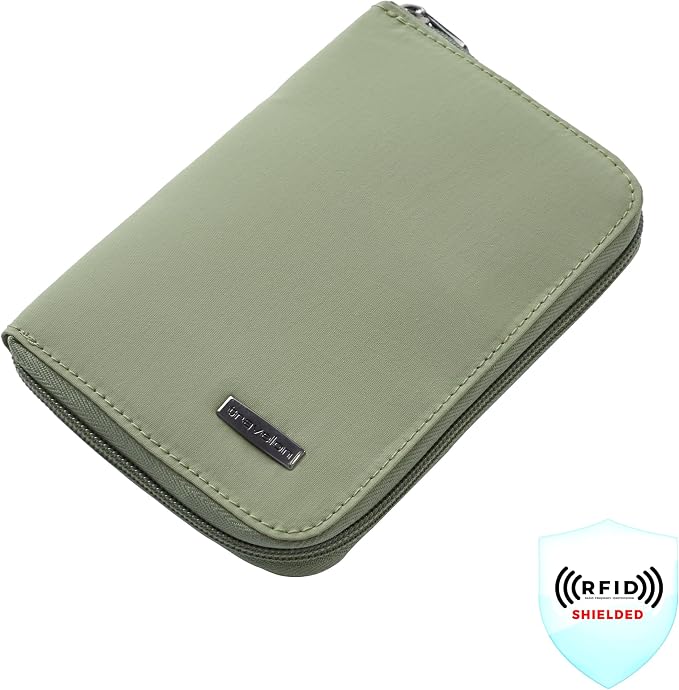 Travelon RFID Blocking Passport Zip Wallet