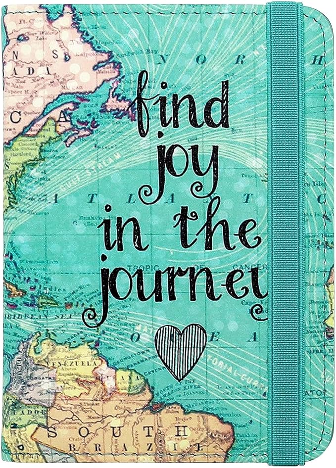 RFID Blocking Passport Holder for Travel – PU Leather Waterproof Lightweight Passport Cover Wallet for Women Men, Travel Organizer with Card Slots for Airline Tickets & Passport Book, Map