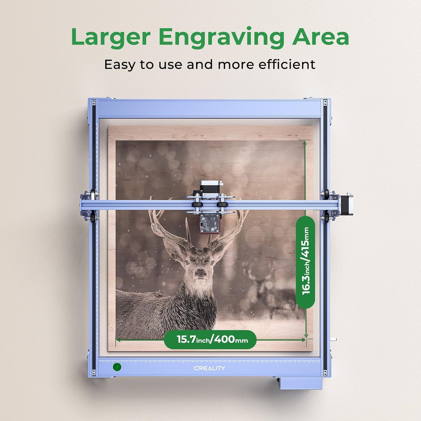 Creality Falcon 5W Laser Engraver Machine, 72w High Precision 0.06mm Laser Cutter and Engraving Machine for Wood Metal Leather Acrylic Glass, 10000mm/min, Offline Usage, CNC Laser Engraver