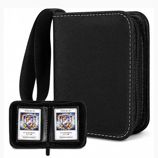 Mini Trading Card Binder Album, 1 Pocket Card Binder with 20 Double-Sided Pages 40 Pockets, Side Loading Small Card Binder for Trading Cards, Single Card Holder Book for Collectors and Kids