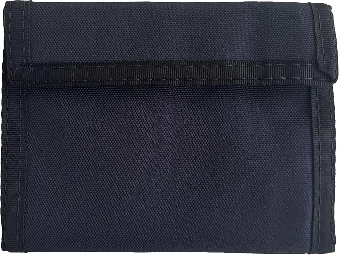 Sprocket Nylon Billfold Wallet with Zippered Coin Pocket (Dark Navy)