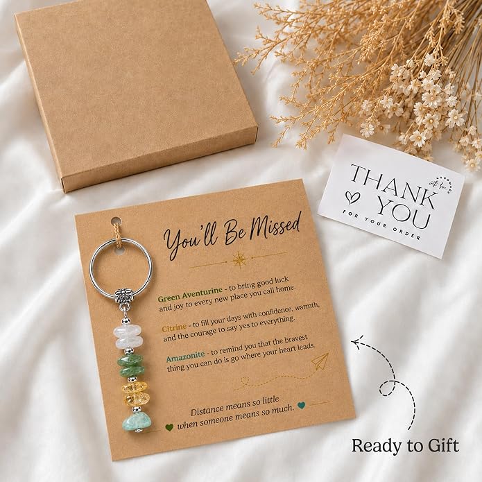 Sensemory Retirement Gift For Woman Keychain, Coworker Leaving Gifts For Teacher, Nurse, Daughter Graduation, College Gift, Farewell, Promotion, New Job Key Chains, Friend Going Away Stocking Stuffers