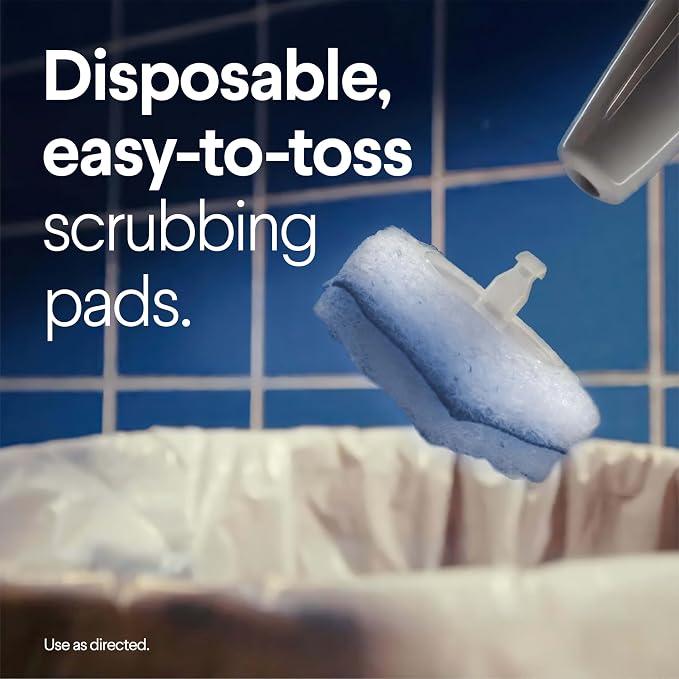 Clorox 03191CT Toilet Wand Disposable Toilet Cleaning Kit: Handle, Caddy & Refills, White (Case of 6)