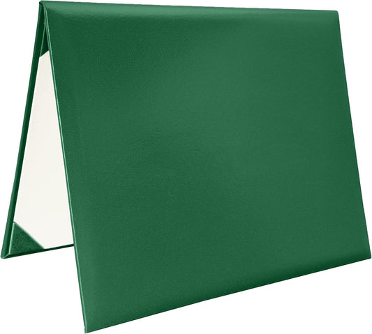 Smooth Diploma Certificate Cover 8 1/2" x 11" Forest Green