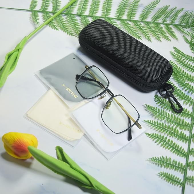 Unisex Semi-Hard Shell Eyeglasses Cases(3 Pack), Protective Case For Glasses