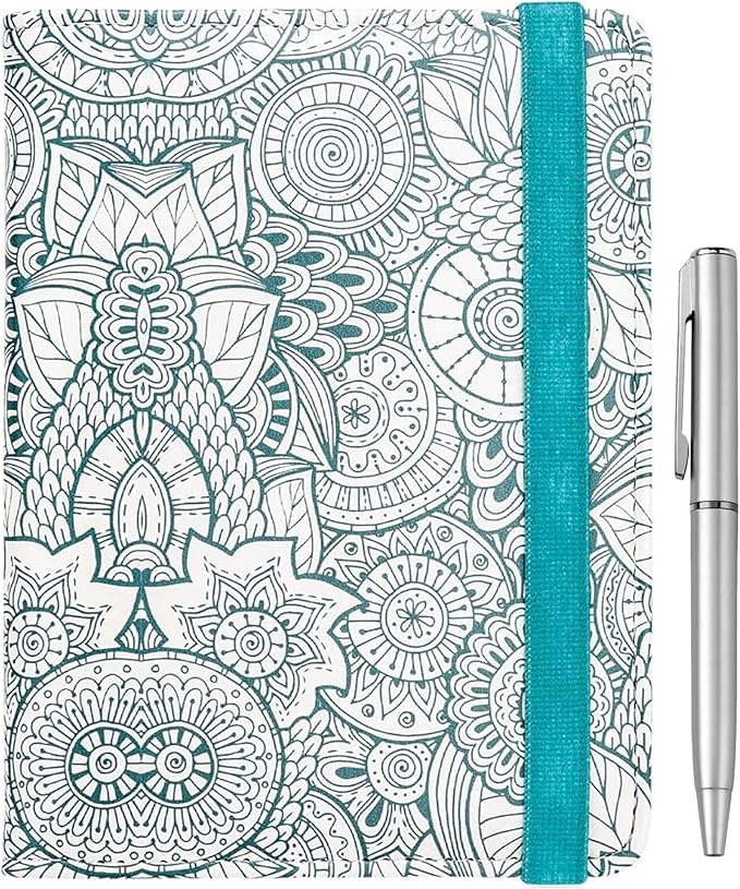 WALNEW Passport Holder for Travel, RFID Passport Wallet, Travel Essentials | PU Leather Passport Cover Case with Pen Holder, Travel Must Haves Accessories, Passport Book Holder for Women Men