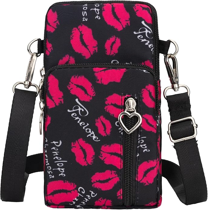 Small Crossbody Bag for Women - Mini Phone Purses with Crossbody Strap and Wallet - Nylon Arm Bag