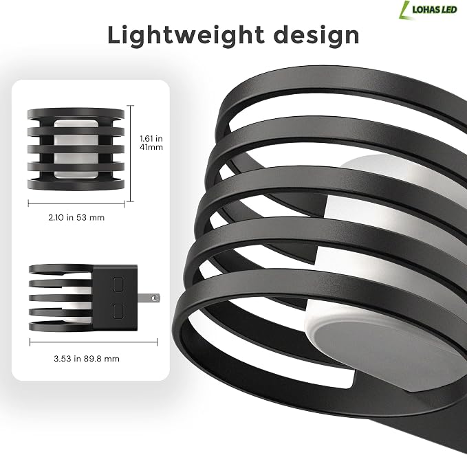 L LOHAS LED Night Light, 4 Pack 3CCT Night Lights Plug into Wall, Amber/3000K/5000K Adjustable Color Temperature Night-Lights, Dimmable Nightlight with Dusk to Dawn Sensor for Bedroom Hallway Bathroom