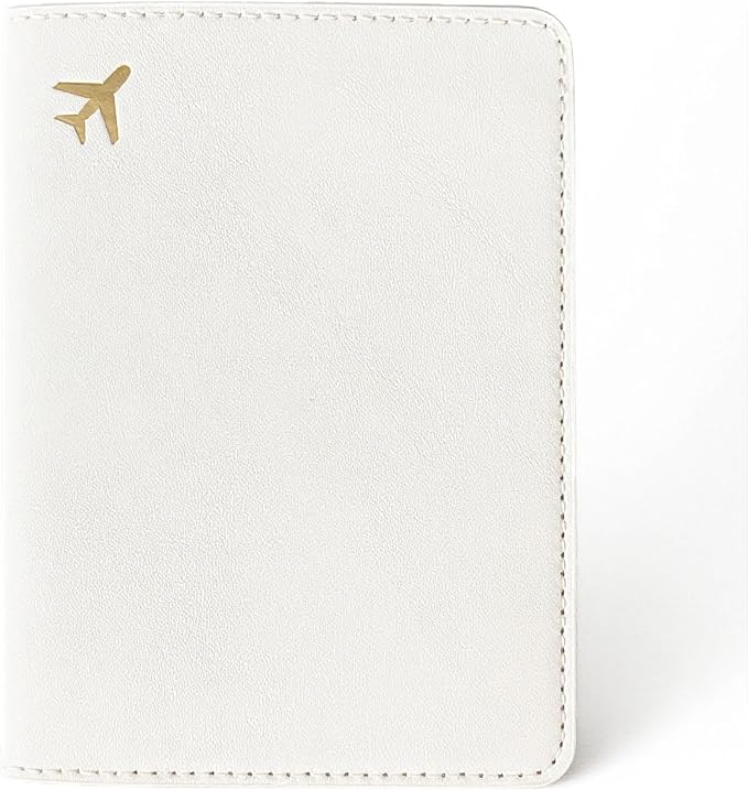 Passport Holder for Travel, RFID Blocking Waterproof PU Leather Travel Passport Cover Case Wallet