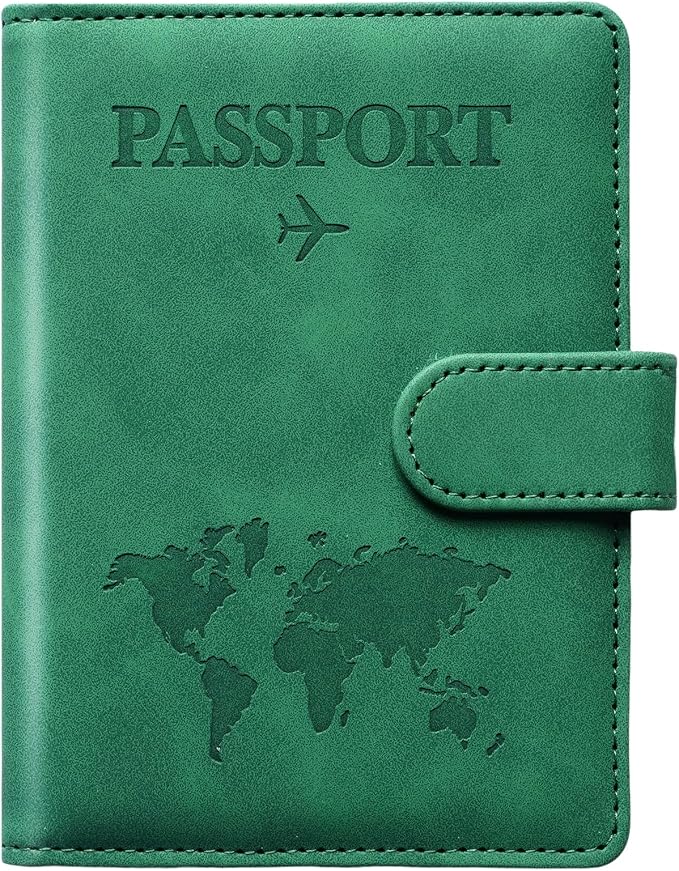 Passport Holder for Travel Women and Men RFID Passport Holder with Card Slots Holder Passport Case Passport cover Passport Wallet Travel Essentials and Accessories