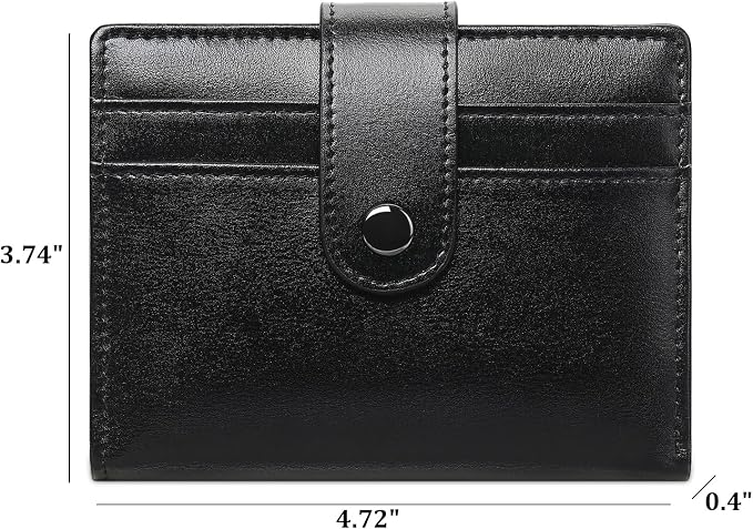 Wallet for Men Leather RFID Blocking Bifold Credit Card Holder with ID Window