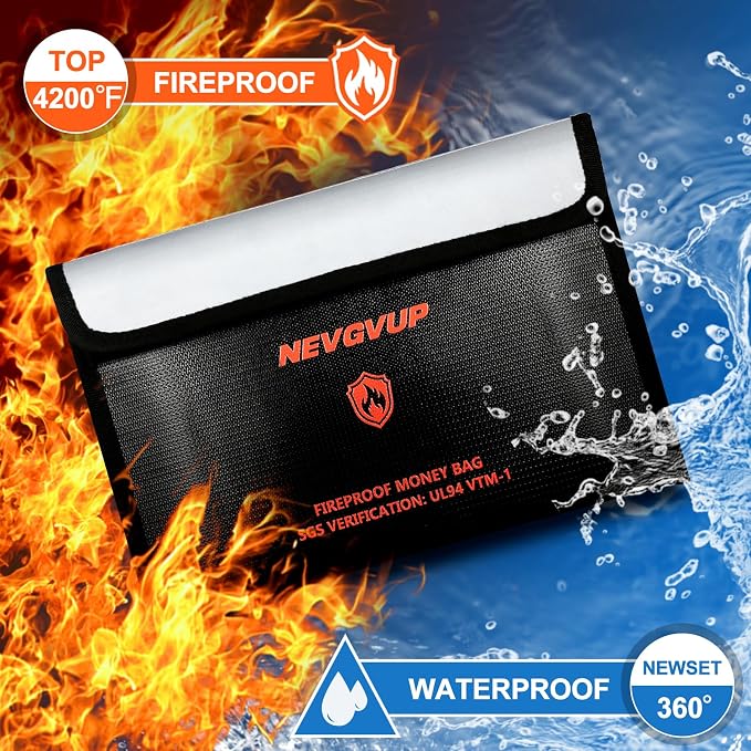 Diversion Book Safe with 4200°F Fireproof Money Bag and Combination Lock, 10.5" x 7.9" x 2.5" Fake Book Hidden Storage Safe, Hollow Secret Portable Metal Storage Box for Cash, Valuables- Leaning Tower