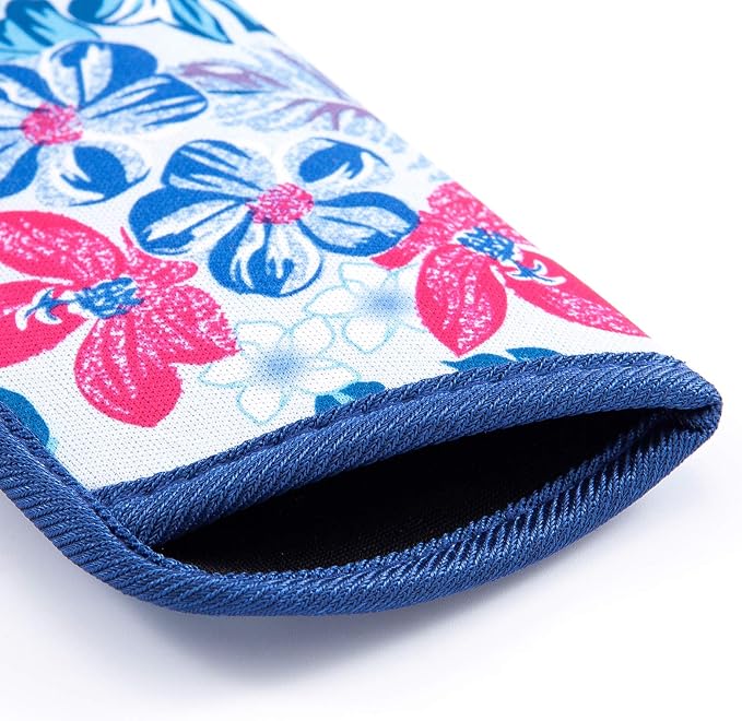 TRIUMPH VISION Reading Glasses Pouch Eyeglass Sleeve Soft Case Slim 3 Pack | Alternative to Bulky Case Lightweight，Neoprene Lined Padded Protect Optical lens Slip in, Cute Pattern Portable for Daily Use